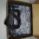 6 Packs Large Toy Storage Bags with Labels, Reusable Clear PVC Board Game Storage, Travel Waterproof Organizer Bags with Zipper for Building Blocks, Puzzle, Kids Books(3 large & 3 Extra Large) (black)