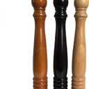 Wood Pepper Mill Hotel Salt Pepper Mill Large 20" Super Big Oak Wooden Salt and Pepper Stainless Steel Core Manual Pepper Grinder-Brown