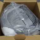 Bedsure GentleSoft Sherpa Fleece Blankets Queen Size for Bed - Thick and Warm Throw for Women and Men, Non-Heated, Soft Fuzzy Plush Queen Blanket for Winter, Grey, 90x90 Inches