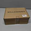 4 x WILLKOMMEN Wood Cheese Slicer, Cheese Cutter Board with Blade, 10.8'' x 8.3'' Cheese Slicers for Block Cheese, Butter, Sausage and Ham