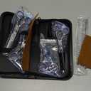Gimars Titanium Coated Professional 6 in 1 4CR Stainless Steel Dog Grooming Scissors with Safety Round Tip, Heavy Duty Pet Grooming Scissor for Dogs, Cats and Other Animals