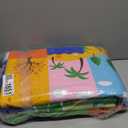 BATATADOCE Alphabet Rug for Classroom - ABC Rugs for Kids Playroom Educational Rug for Learning Alphabet,Numbers,Colors,Season and Animal Words Kids Play Mat for Classroom Bedroom,Blue,4x6 Feet