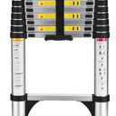 SocTone Telescoping Ladder, Stabilizers, Extension Ladder(10.5FT Standard)