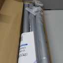 Closet Rods for Hanging Clothes, 17 to 99 Inches Stepless Adjustable Metal Closet Rod, 1.3 Inches Heavy Duty Clothes Hanging Rod for Closet Wardrobes Laundry RV, Silver