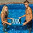 Swimline Floating Multi-Game Gameboard For 2-4 Players , Blue, 20 X 20 X 1.5 Inches