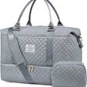 Large Women Travel Duffle Bag, Weekender Bags for Women with Shoe Compartment, Carry on Overnight Bag with Toiletry Bag, Gym Duffel Bag with Wet Pocket, Hospital Bags for Labor and Delivery