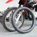 RUTU 3.75-19 3.50/4.00-19 (100/90-19) Motorcycle Inner Tubes Heavy Duty 110/90-19 Dirt Bike Inner Tube with TR4 Straight Valve Stem for M72 R71 R61 K750650 URAL MW DNEPR MT Tire 1 Pack