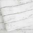 Abyssaly Peel and Stick Wallpaper 511.8"X 17.7" Thickened White Gray Wood Shiplap Contact Paper Self-Adhesive Removable Decorative Wall Covering Vintage Wood Plank Film for Home Decoration