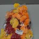 EIMMBD 40pcs Marigold Flowers Heads Bulk 3.15", Artificial Marigold Garland for Day of The Dead Decor Diwali Cinco de Mayo Fiesta Wedding Festival Party Home Decoration (Orange+Yellow+Red)