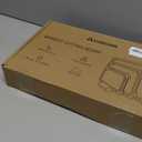 Astercook Deep-Carbonized Bamboo Cutting Boards for Kitchen with Wood Storage Stand, Reversible Charcuterie & Chopping Boards with Juice Grooves and Easy-Grip Handles, Knife-Friendly, Kitchen Gift