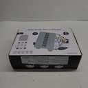 Baby Gym Play Mat, 8-in-1 Tummy Time Mat & Activity Gym, Washable Ball Pit, Infant Play Mat with Detachable Toys for Sensory Exploration and Motor Skill Development (Black White)