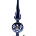 Clever Creations Tree Ariadne Topper Christmas Ornament, Shatterproof Holiday Dcor for Christmas Trees, Blue