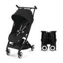 Cybex Libelle 2 Travel Baby Stroller - Lightweight Carry-On Travel Stroller for Airplane with One-Hand Recline, Compatible with CYBEX Car Seats, Magic Black