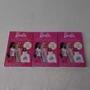 Barbie 16 Mini Valentines Cards with Jumbo Stickers 3 Pack