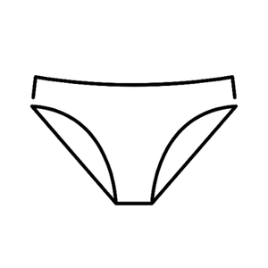 King Story Women's Panties, 2 Packs 165/88A