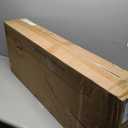 Garvee 70 in Fireplace TV Stand with 36 in Electric Fireplace, LED Lights, High Gloss Entertainment Center for TVs Up to 80 in, Highlight 2 Tier Storage Cabinet, White