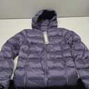 32 Degrees Heat Womens Lightweight Packable Hooded Jacket  Water Resistant Travel Puffer (X-Small, Graystone)