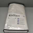 100% Blackout Shield Linen Blackout Curtains for Bedroom 108 Inches Long, Back Tab/Rod Pocket Living Room Drapes, Thermal Insulated Blackout Curtains 2 Panels Set, 50" W x 108" L,Cream