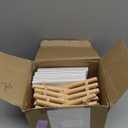 36 Pcs Mini Canvas and Easel Set for Painting, 6 x 6 Inch Canvas Panels with 6 Inch Wooden Easels for Oil Acrylic Painting Christmas Birthday Valentine's Mother's Day Art Crafts Party Favors