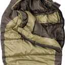 Coleman North Rim 0F Sleeping Bag, Cold-Weather Mummy Sleep Sack with No-Snag Zipper & Adjustable Hood for Warmth & Ventilation, Camping Sleeping Bag