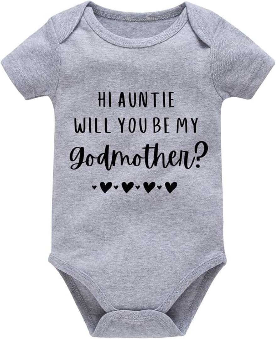 Viuluti Beautiful 2037 Baby Boy Girls Onesie Short Sleeve Bodysuits Infant Cute Romper Perfect Handicraft (Gray)