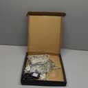 PUHONG Christmas Decoration Outdoor Star String Lights,16.4Ft Christmas Tree Toppers Lights 320 LED 8 Memory Modes with 14" Lighted Star for Halloween Christmas New Year Holiday Birthday(White)