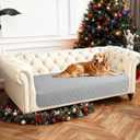 CYCMACO Waterproof Dog Bed Cover, Non-Slip Dog Blanket for Couch, Couch Covers for Dogs Washable, Pet Blanket for Furniture, Pet Bed Mat for Sofa, Car, Pet Supplies (82x120 Inch, Light Grey)