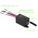 Mini Wireless Switch 12V,5V/12V/48V/10A Relay Remote Switch for Lights,328FT Long Range for Ceiling Lights, Lamps, Industrial Control and Security Fields.
