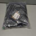 Plaid&Plain Men's Hip Hop Baggy Jeans Casual Wide Leg Y2k Skateboard Vintage Denim Pants Streetwear (Black)