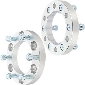 OCPTY 6x5.5 Wheel Spacers 1 inch 6x139.7 Real Forged Spacers with 14x1.5 ThreadSize 108mm Hub Bore fits 2003-2014 for for Express 1500 1999-2018 for for Silverado 1500 2PCS