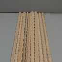 Nuanchu 12 Pcs Unfinished 3D Decorative Wood Trim Molding 15.75 Inch Decorative Wood Molding Cute DIY Trim for Home Wall Cabinet Shelf Window Door (Gourd Line,20mm)