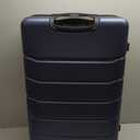 Sweetcrispy 29IN Carry on Luggage, Expandable Hard Shell ABS Suitcase with 360 Swivel Wheels, TSA Lock, Lightweight, Navy Blue