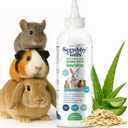 Scrubby Tails Natural Oatmeal & Aloe Vera Small Pets Shampoo for Guinea Pig, Bunny, Ferret & Rabbit Shampoo - Hypoallergenic for Sensitive Skin. 8 fl. oz. (Unscented)