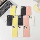 2 x Compatible with iPhone 14 Pro Case Cute Aesthetic Striped Phone Case for Girls Women,Soft Silicone Shockproof Protective Designed for iPhone 14 Pro Case -Pink