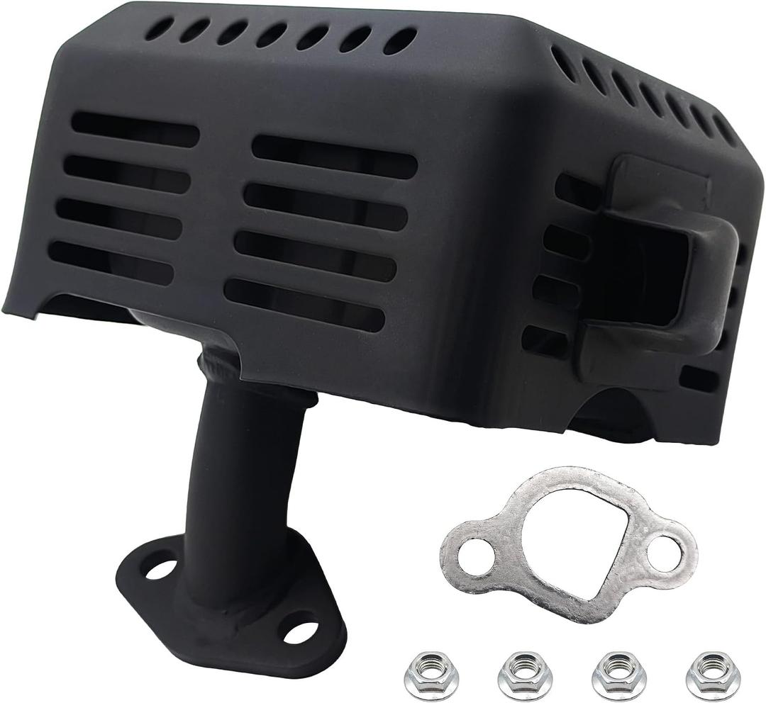 GX160 Muffler Silencer Assembly for Honda 5.5hp 6.5hp GX120 GX140 GX200 18310-ZF1-000 159cc predator 196 cc 173 212cc Motor Engine with Exhaust Deflector