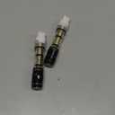 Enhon 2 Pack Dual Seal Cartridge Replacement Compatible with Moen 1225 1225B, One Handle Kitchen and Bathroom Faucet Cartridge Fits Single Handle Faucet/Showers, Brass