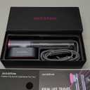 Jack  Rose Travel Steamer for Clothes,100-220V Portable Iron,15s Heat Up,Steamer  Iron 2 In 1, Travel Size,Large Ceramic Heat Panel,for Global and Europe (Purple)