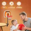 Toddler Basketball Hoop Indoor, Basketball Hoop for Kids Mini Kids Hoops for Outdoor Indoor Goal for Sport Toys Christmas Birthday Gift
