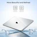 EooCoo for MacBook Neo Case 13 inch 2026 Model A3404 with A18 Pro Chip, Scratch Resistant Protective Hard Shell Case & Keyboard Cover & Screen Film & Type C, Crystal Clear