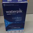 Waterpik Cordless Pearl Rechargeable Portable Water Flosser for Teeth, Gums, Braces Care and Travel, Extra Quiet, 4 Flossing Tips - ADA Accepted, WF-13 White