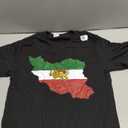 Iran flag with Lion T-shirt, Size: Small