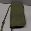 LiKiLiKi Extra Large Foldable Backpack Stool, Heavy Duty Thickened Collapsible Portable Pocket Chair, Compact Pocket Size Travel Seat for Hiking, Fishing, Picnic and Outdoor Activities (Green)