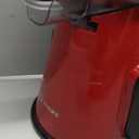 KEOUKE Manual Citrus Juicer Tower Red - Detachable with Juice Storage, Non-Slip Suction Base, Easy to Clean, Includes Cleaning Brush - for Oranges, Lemons, Limes, Grapefruits