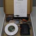 PcEoTllar Electric Fence for Dogs, Electric Dog Fence System, 2 Water Resistant Collar Receiver, with 656Ft Underground/Aboveground Boundary Wire, for Small Medium Large Dogs