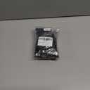 2 x 100pcs Nylon Universal Cable Tie Buckle Black Cable Zip Ties Rivet Self Locking Fastening Zip Strap Plastic Automotive Clips for Bumper, Fenders (100)