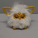 Furby Gold Glam Interactive Plush Toys for 6 Year Old Girls & Boys & Up, Voice Activated Animatronic, Speaks English & Furbish, White 