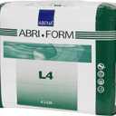 Abena Abri-Form Comfort Plastic-Backed Briefs, Level 4, Large, 36 Count