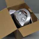 GiveBest Portable Electric Space Heater with Thermostat, 1500W/750W Safe and Quiet Ceramic Heater Fan, Heat Up 200 Square Feet for Office Room Desk Indoor Use, Silver