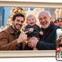 Frameo 10.1 Inch WiFi Digital Picture Frame, 1280x800 HD IPS Touch Screen Photo Frame Electronic, 32GB Storage, Auto-Rotate, Wall Mounted, Share Photos/Videos Instantly from Anywhere - White