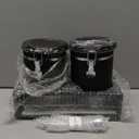 Yangbaga Ground Coffee Storage Container with Shelf, 263OZ 304 Stainless Steel Coffee and Sugar Container,Airtight Coffee Canisters with Scoop, Food Storage Jars for Kitchen,Nuts,Tea,Sugar